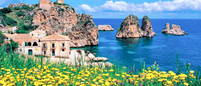 Scopello Tonnara in Palermo Trapani coastline